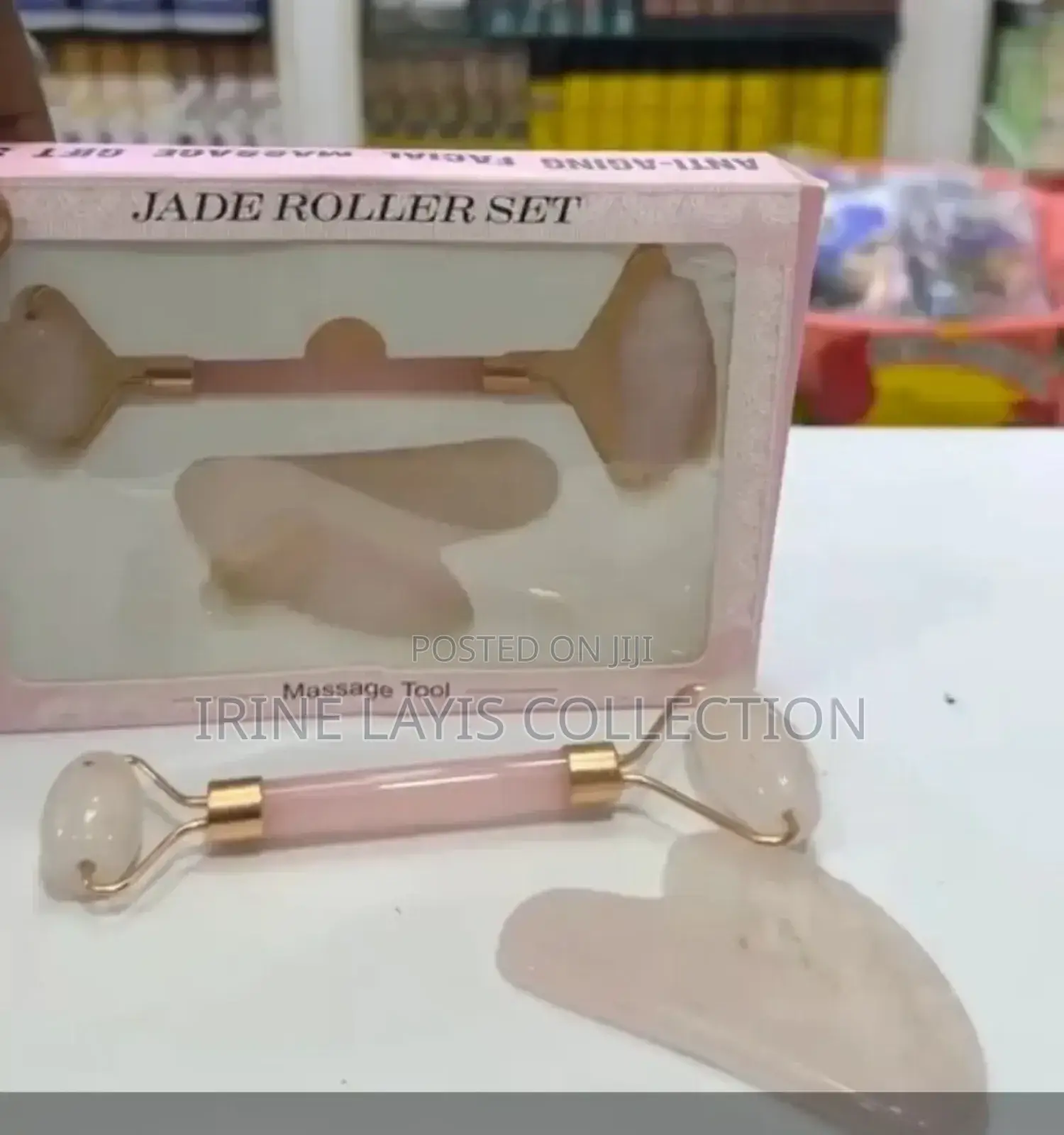 Natural Jade Roller Set
