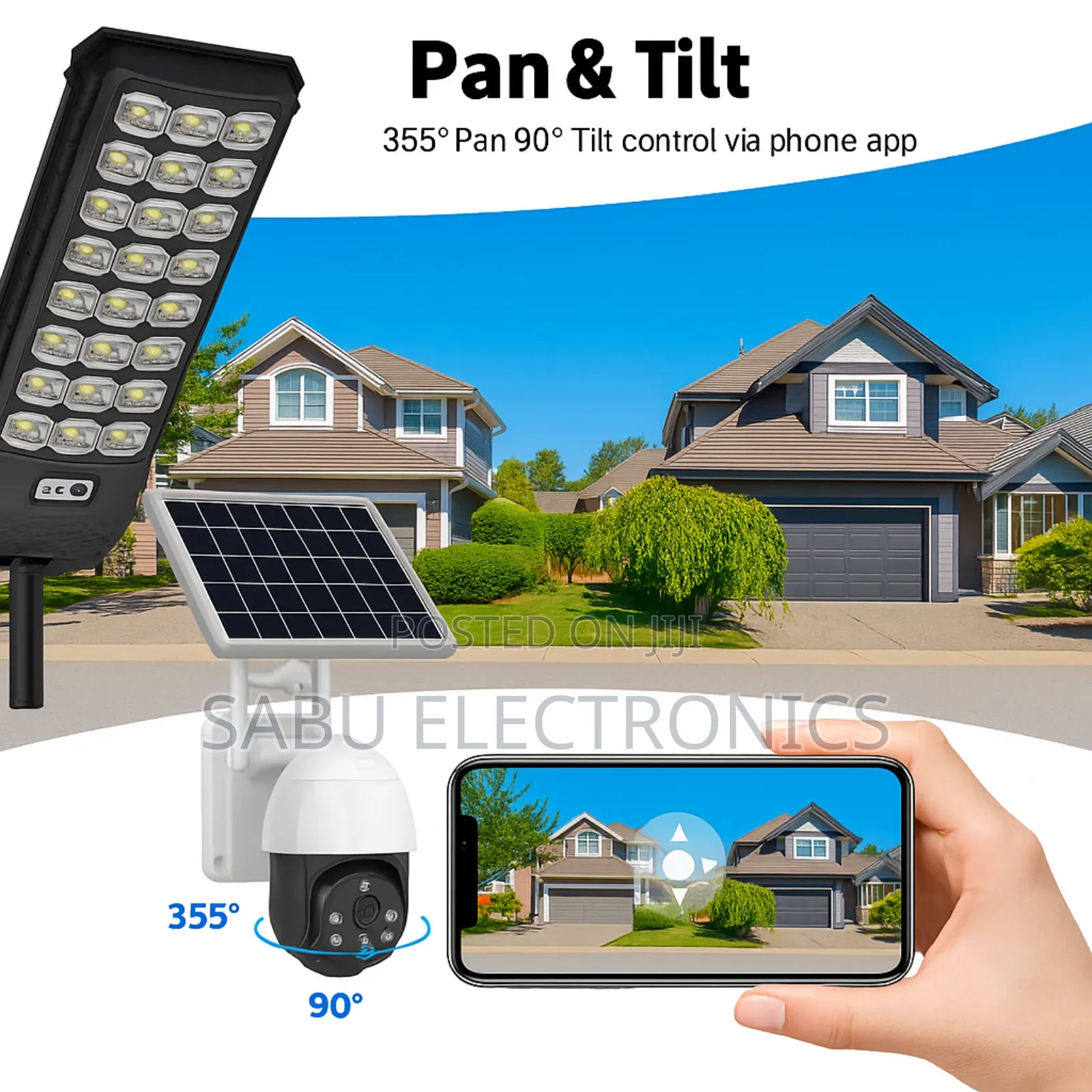 Smart 4g Solar Security Camera + Powerful Solar Street Light
