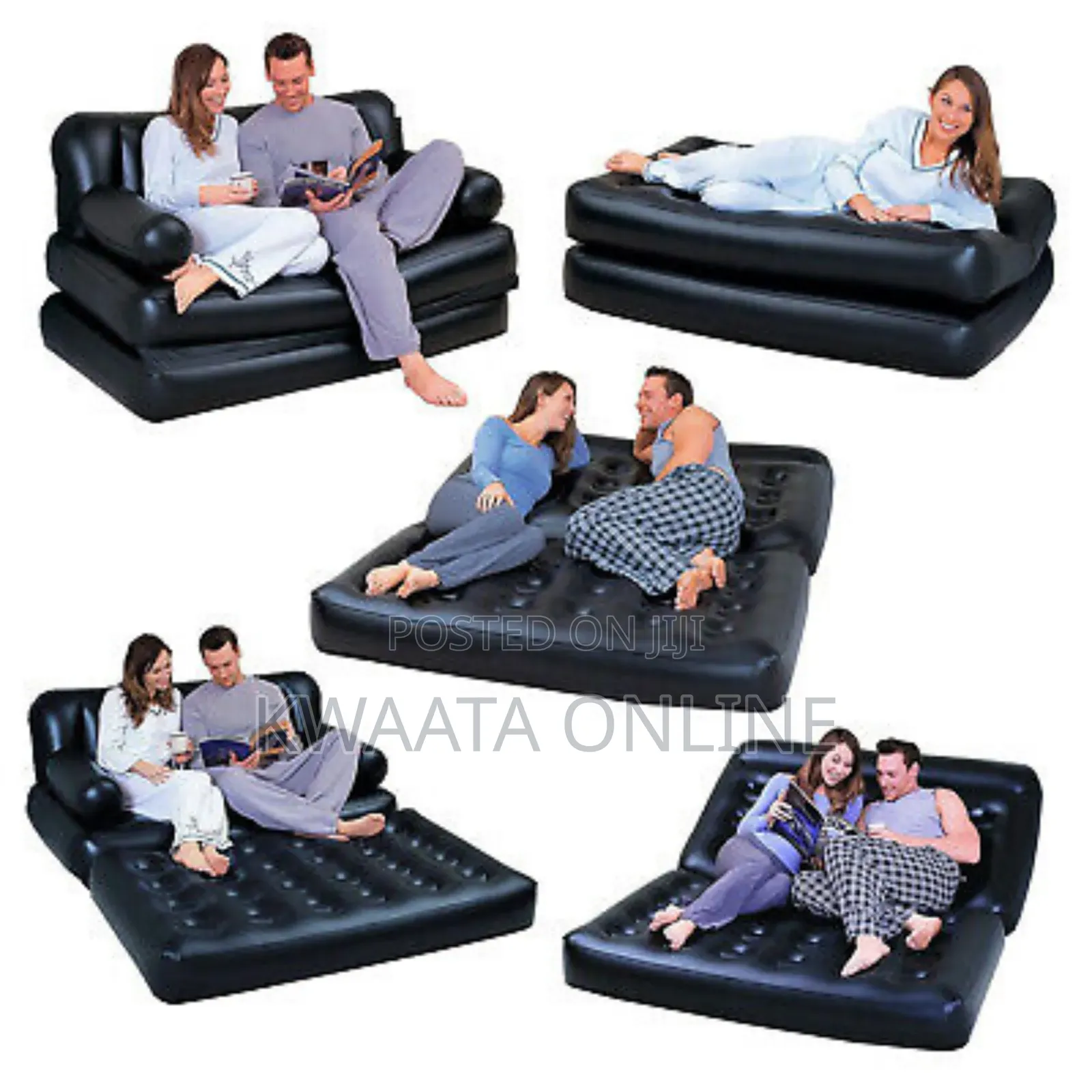 5-in-1 Air Couch Sofa Multipurpose Sofa, 188 X 152 X 64 Cm,