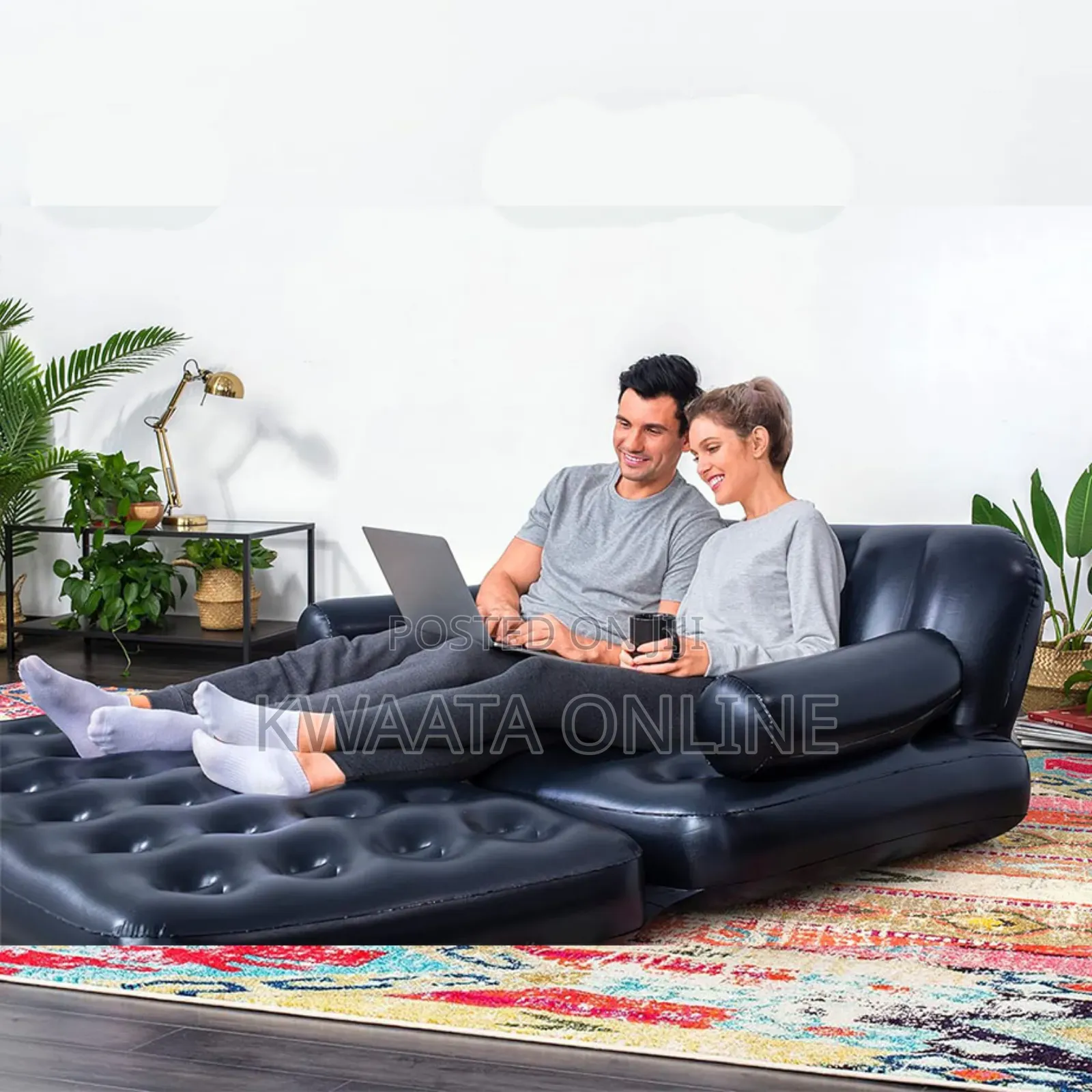 5-in-1 Air Couch Sofa Multipurpose Sofa, 188 X 152 X 64 Cm,