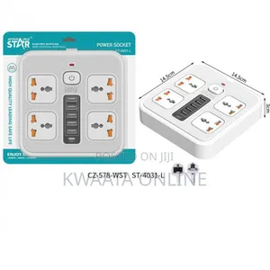 St-4031 Winning Star Ac 220v-250v 10a/2500w 4-way Extension