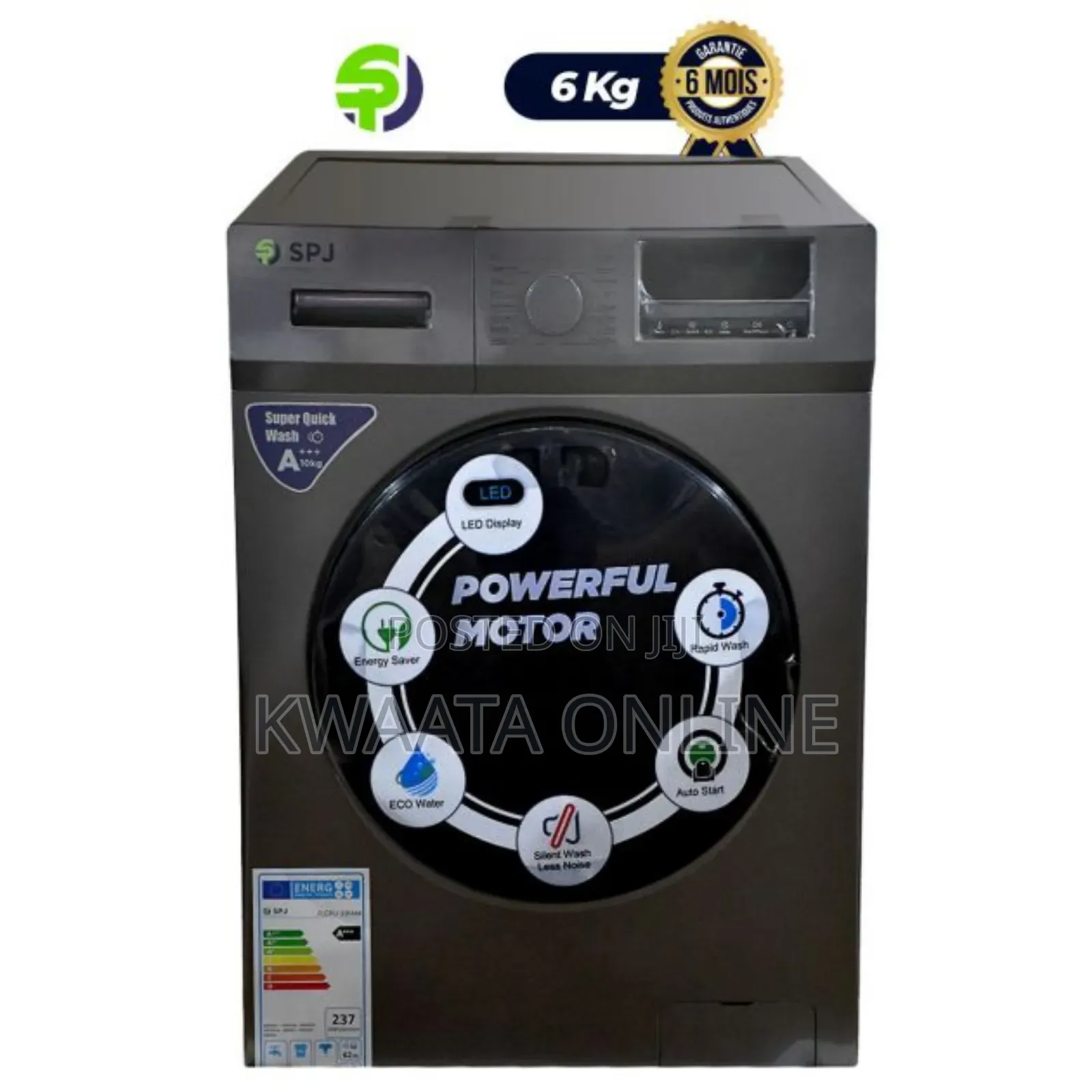 SPJ Washing Machine 6kg Front Loader - Fully Automatic