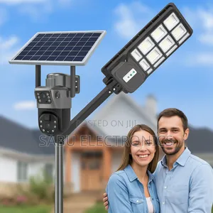 4g Solar Camera + Led Light Combo for Home Outdoor Use
