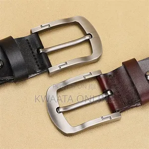 1 Piece 2in1 Men’S Leather Belts With Reversible Buckle