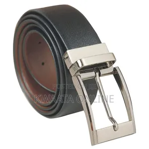 1 Piece 2in1 Men’S Leather Belts With Reversible Buckle