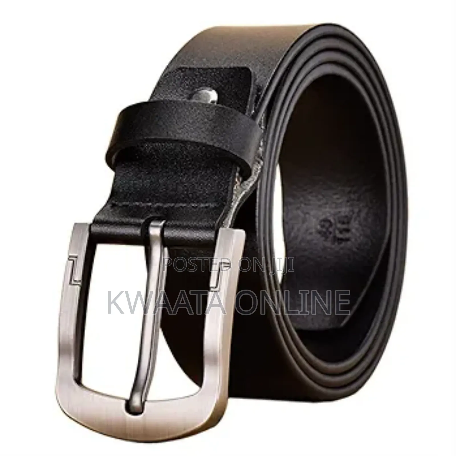 1 Piece 2in1 Men’S Leather Belts With Reversible Buckle