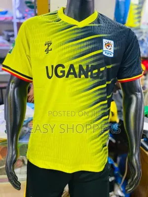 Uganda Cranes Football Jersey Yellow