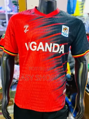 Uganda Cranes Football Jersey Red Colour