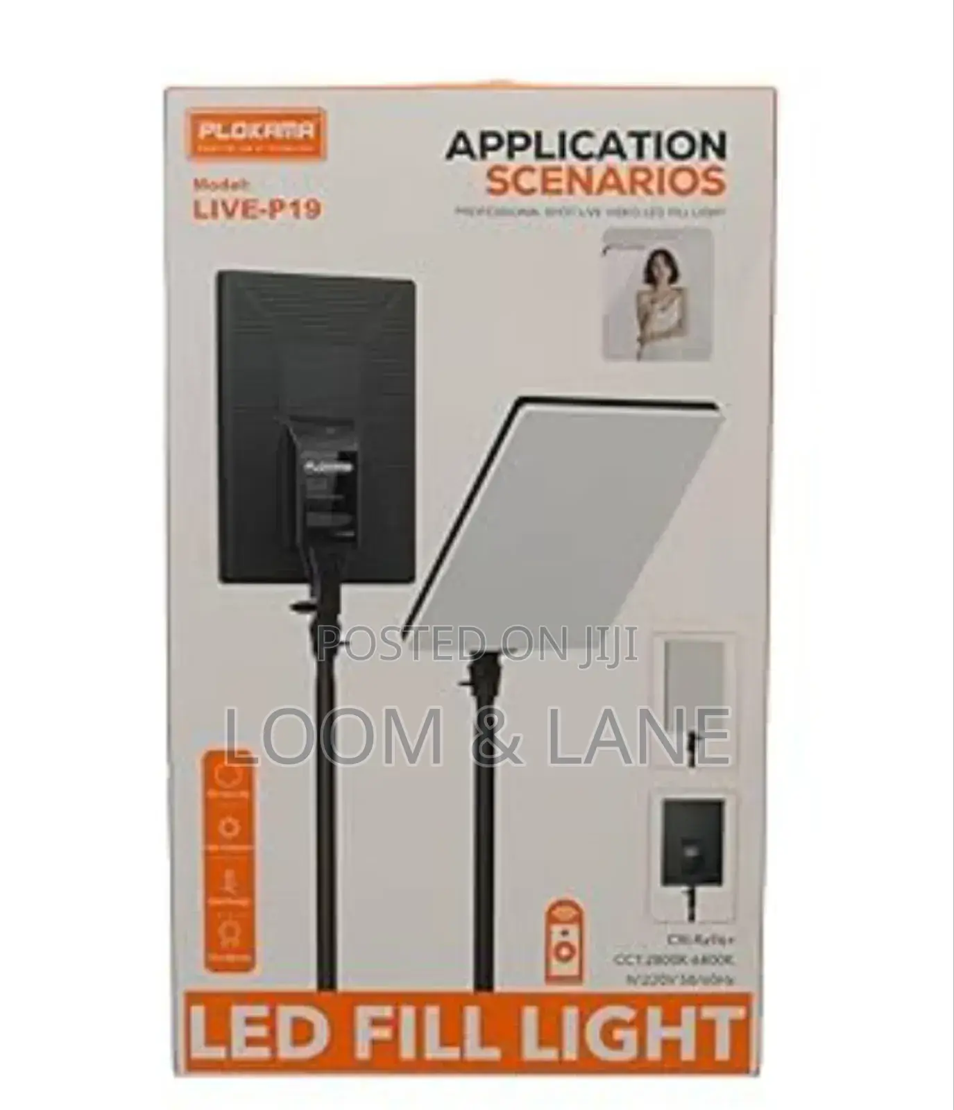 Plokama 19 Inch Live-P19 Led Fill Light Panel With Remote