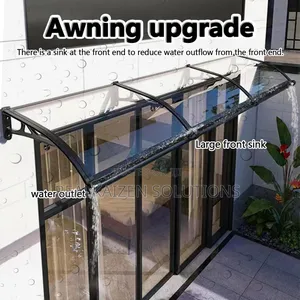 Modern Clear Polycarbonate Window Aluminum Canopy Awning 120