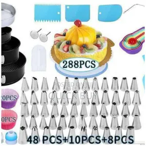New 288pcs Cake Baking Equipments Set
