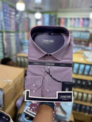 Mens Plain Office Shirts Long Sleeved Casual Button Shirts