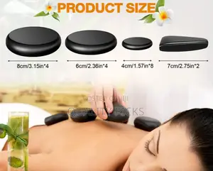 16pc Hot Massage Stones For Professional + Home Relaxing Spa