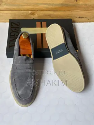 Classic Suede Steve Madden Gray Loafers In Stock