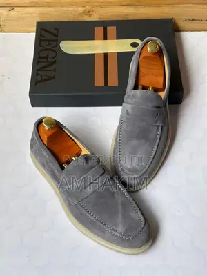 Classic Suede Steve Madden Gray Loafers In Stock