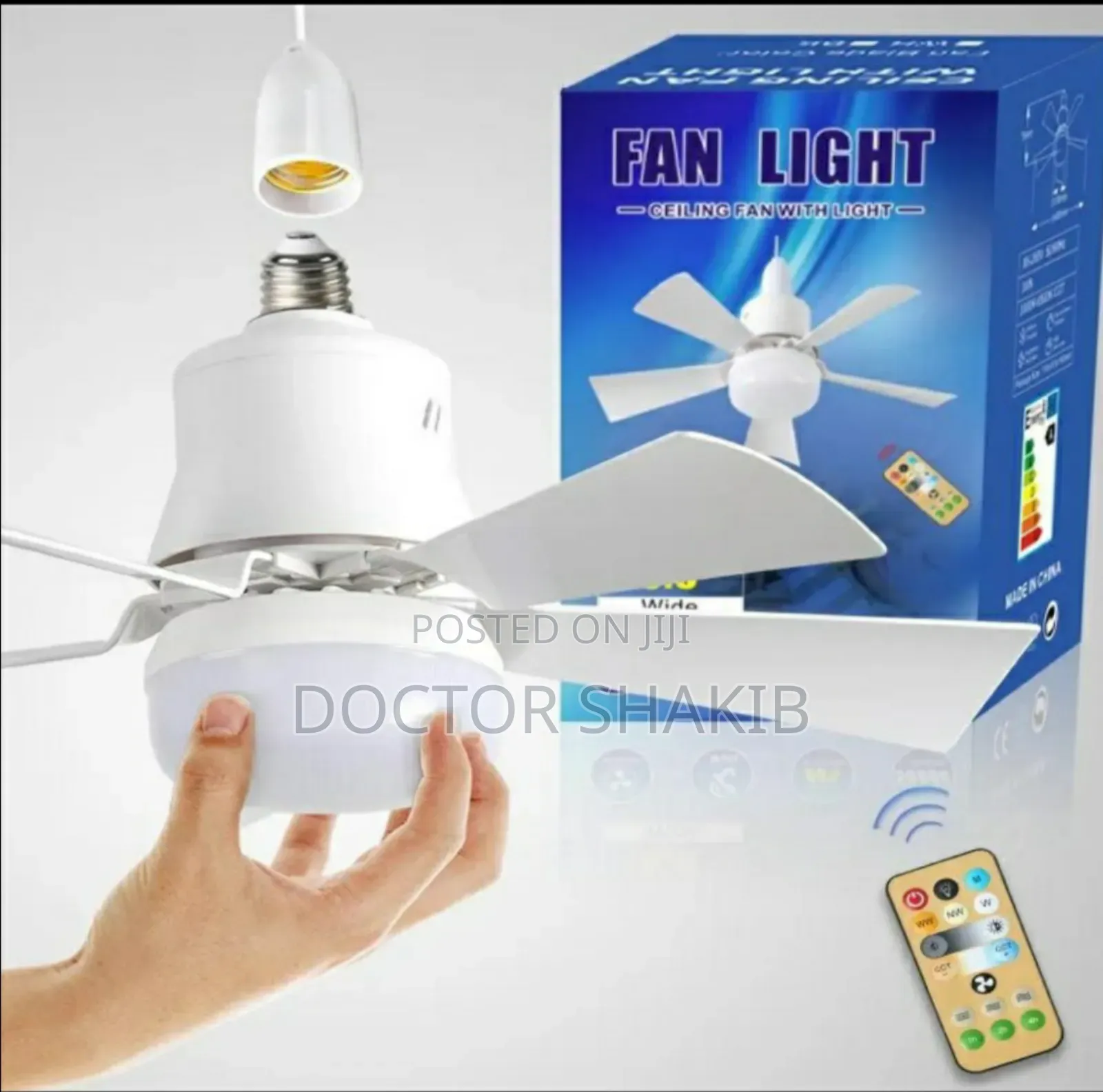 Quality Electric Bulb With Fan and Remote