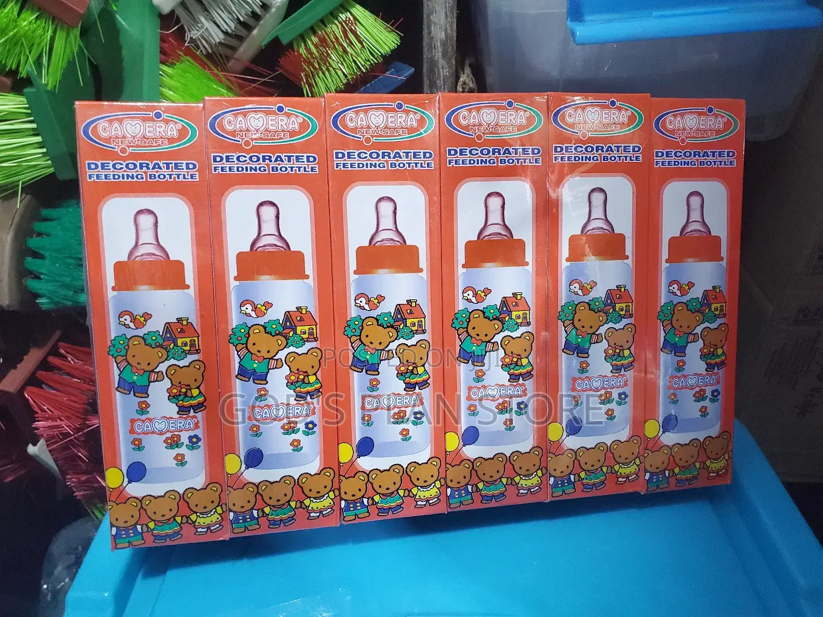 Plastic Baby Feeding Bottles Camera 6pcs