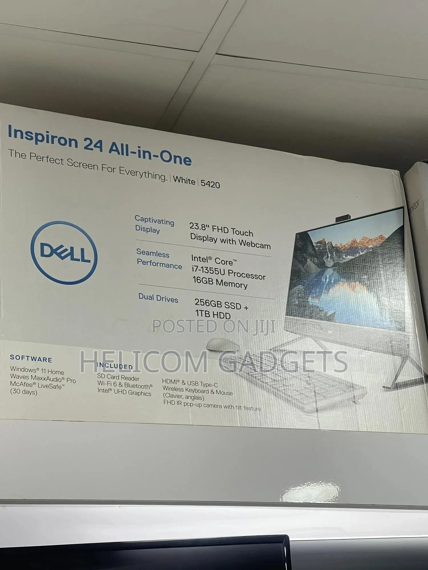 New Dell Inspiron 24 5000 16GB Intel Core I7 HDD+SSD 256GB