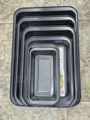 6pcs Non-Stick Baking Tray Set