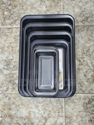 6pcs Non-Stick Baking Tray Set