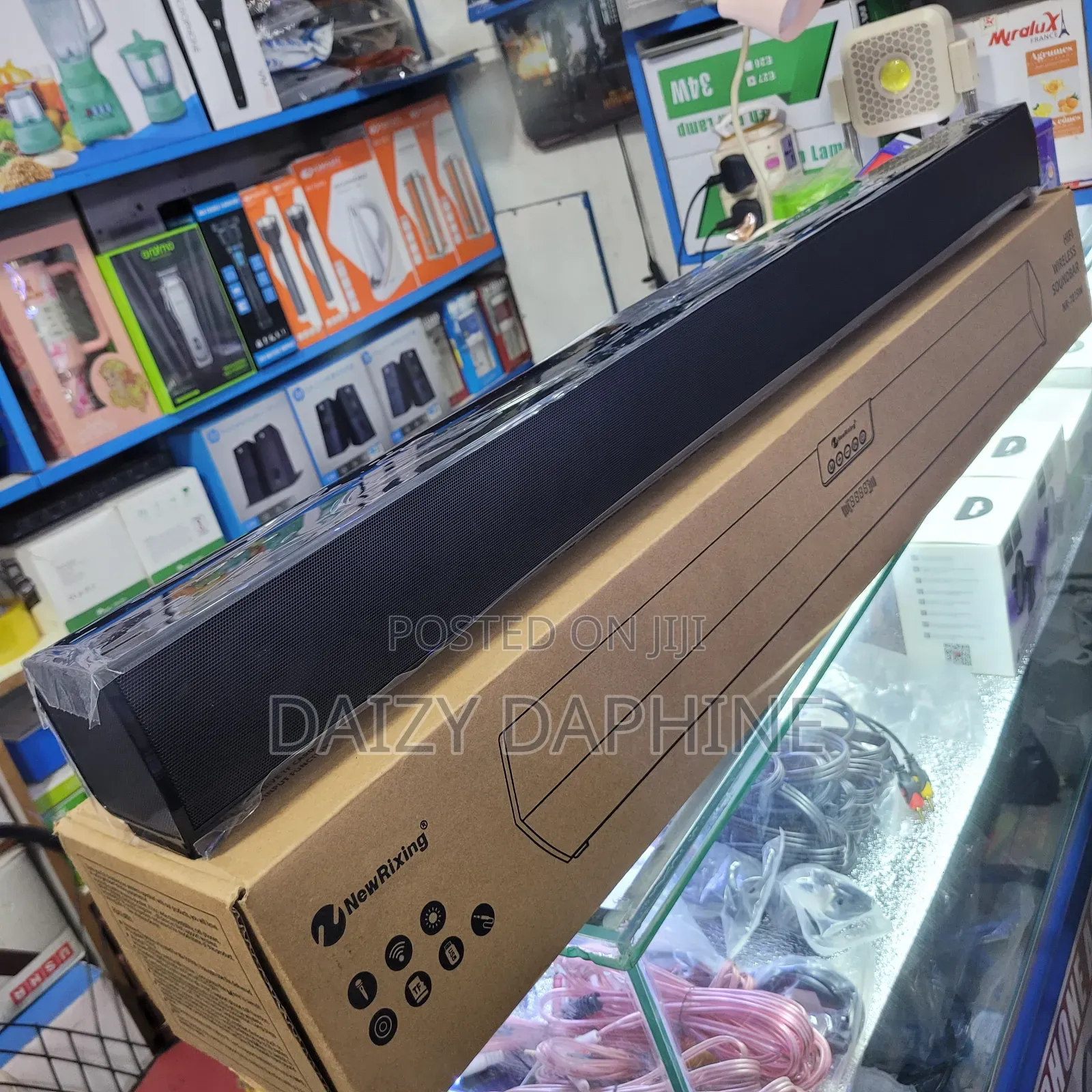Newrixing Sound Bar Nr-7019c, Wireless Sound Bar System