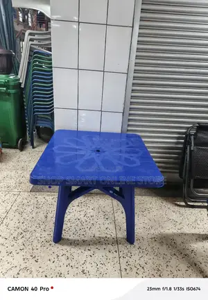 Plastic Table Plastic Table Blue Garden Bar Hotel Restaurant