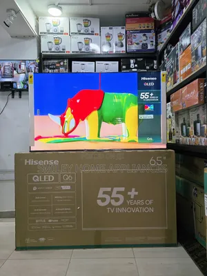 65q6q Qled- Hisense 65inches Quantum Dot Display Smart Tv