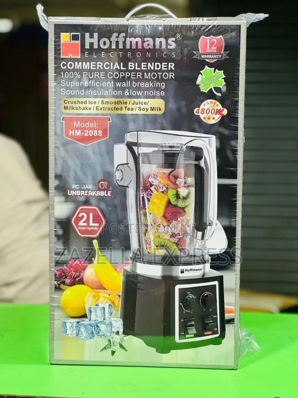 Hoffman Pure Cooper 2l Commercial Blender Hm-2088