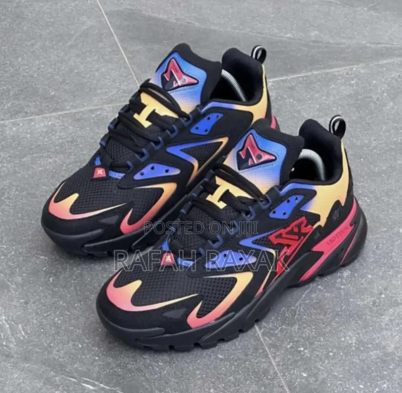 Original Multicolor Louis Vuitton Runner Tatic Trainer Shoes
