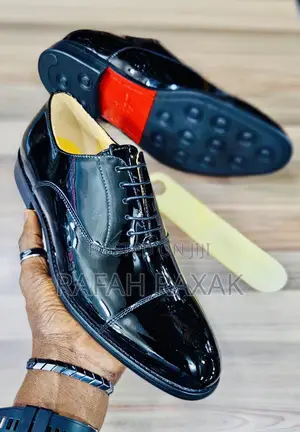 Original Black Shinny Clarks Oxford Gentle Mirror Shoes