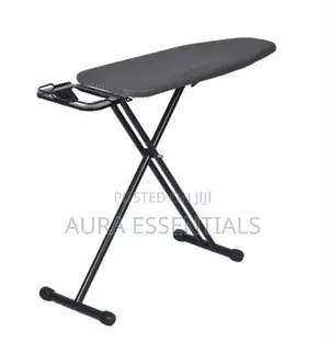 Heat Resistant Fabric Ironing Board With Iron Rest
