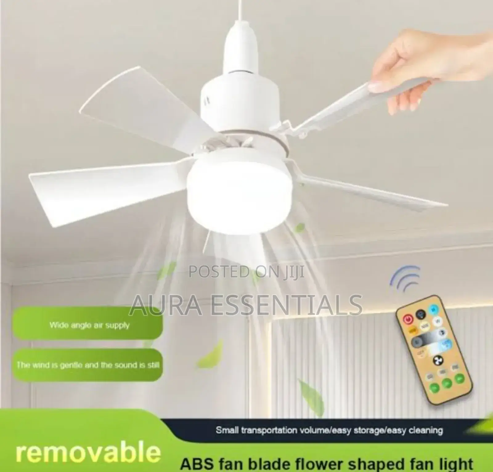 Electric Bulb With Fan and Remote