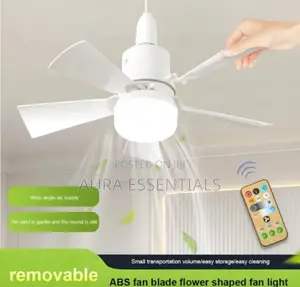 Electric Bulb With Fan and Remote
