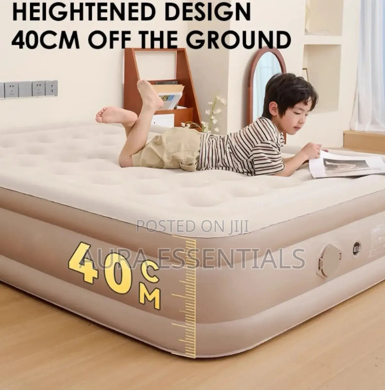 Self Inflated Big Size Air Mattress Bed
