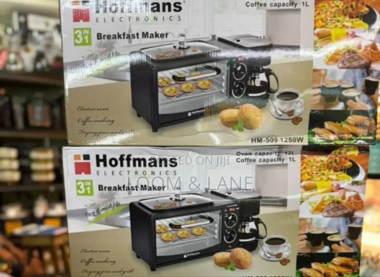 Hoffmans Hm-509 3-in-1 Breakfast Maker-13litres