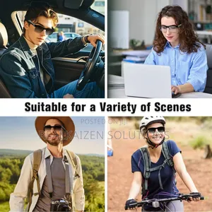 Smart Polarized Bluetooth Sunglasses Built-in Mic Speakers