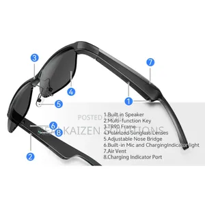 Smart Polarized Bluetooth Sunglasses Built-in Mic Speakers