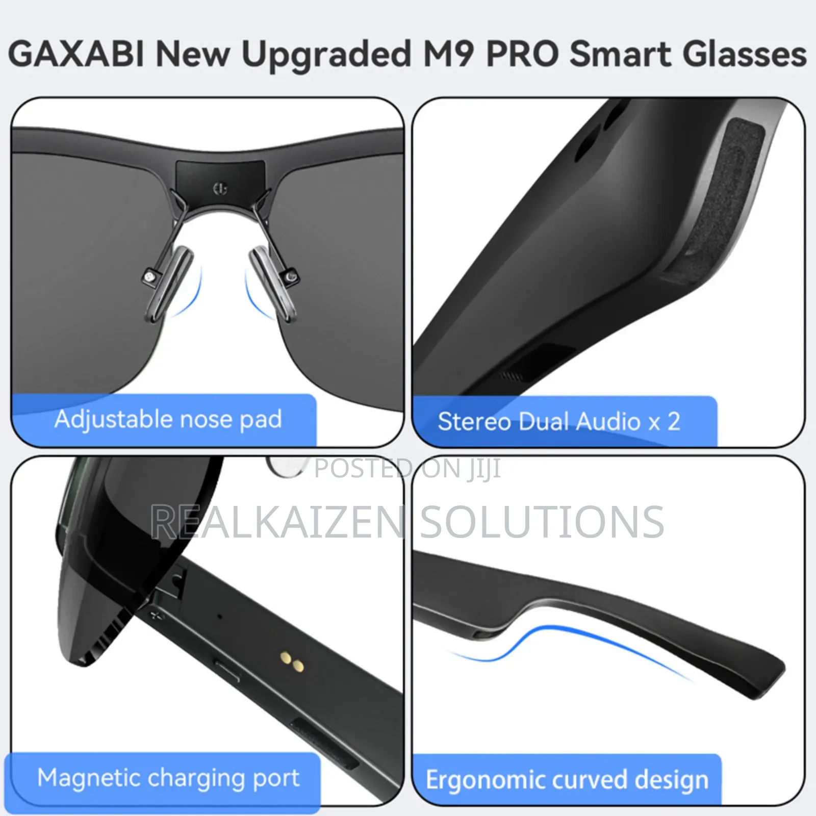 Smart Polarized Bluetooth Sunglasses Built-in Mic Speakers
