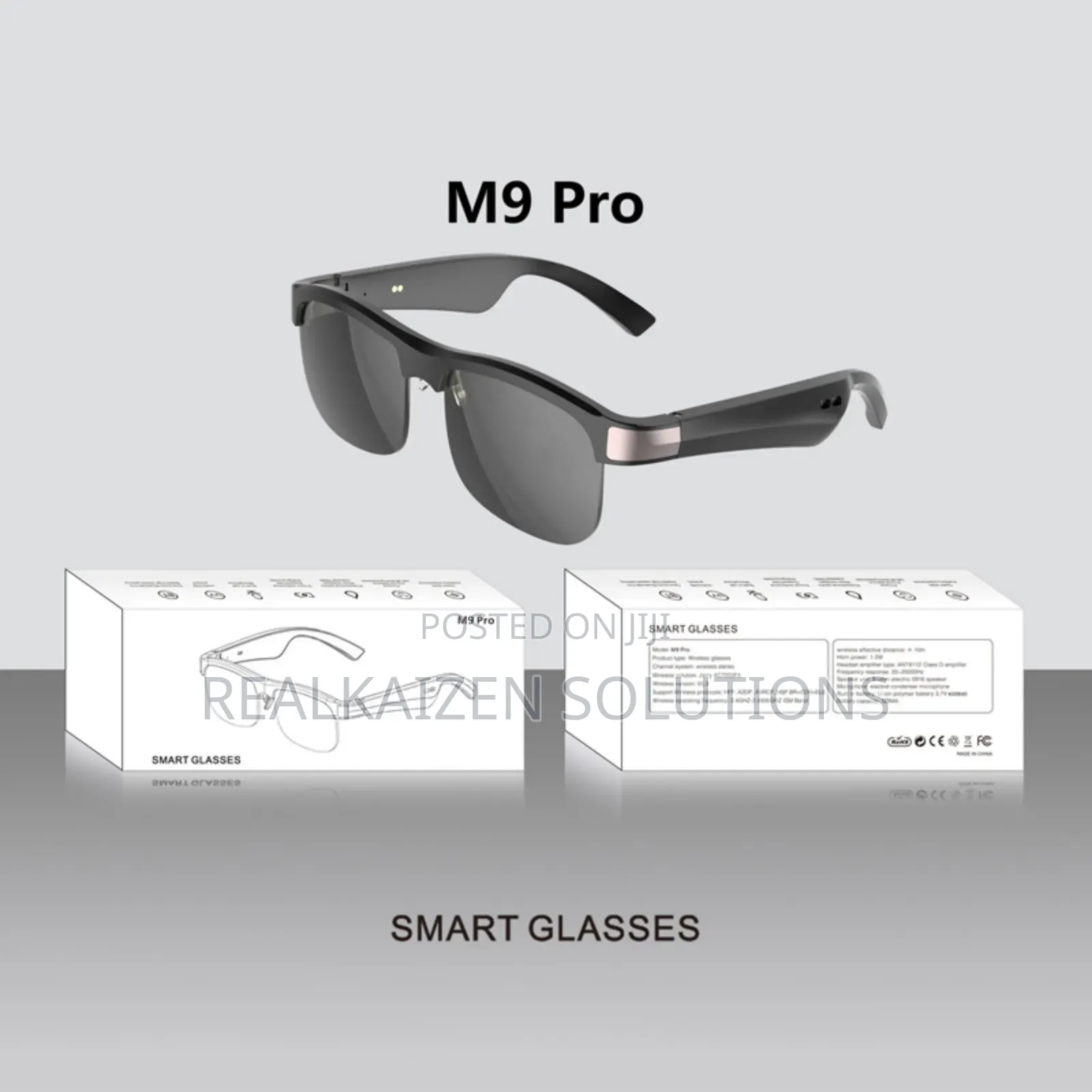 Smart Polarized Bluetooth Sunglasses Built-in Mic Speakers