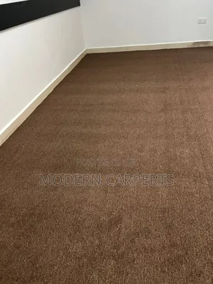 Wall to Wall Coffee Brown Office Wollen Carpets