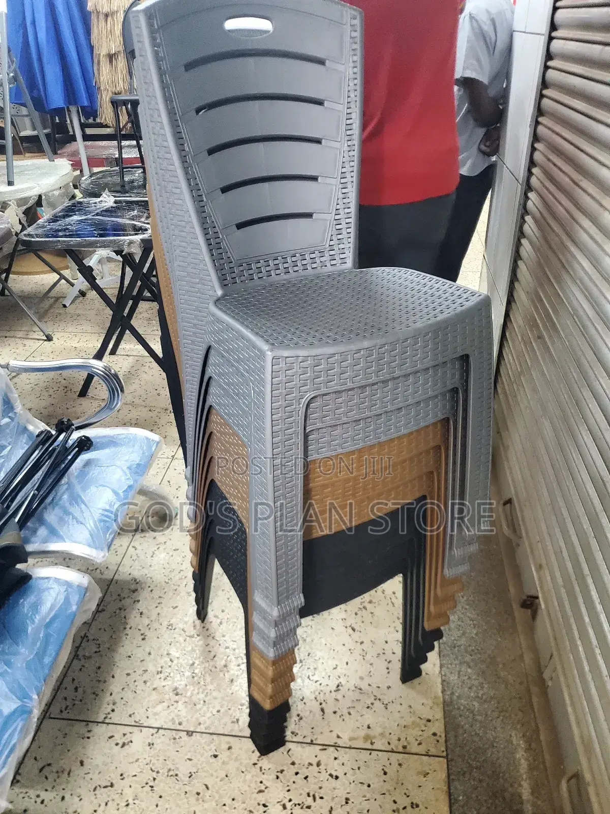 Bamboo Design Plastic Chairs for Restaurant and Hotel