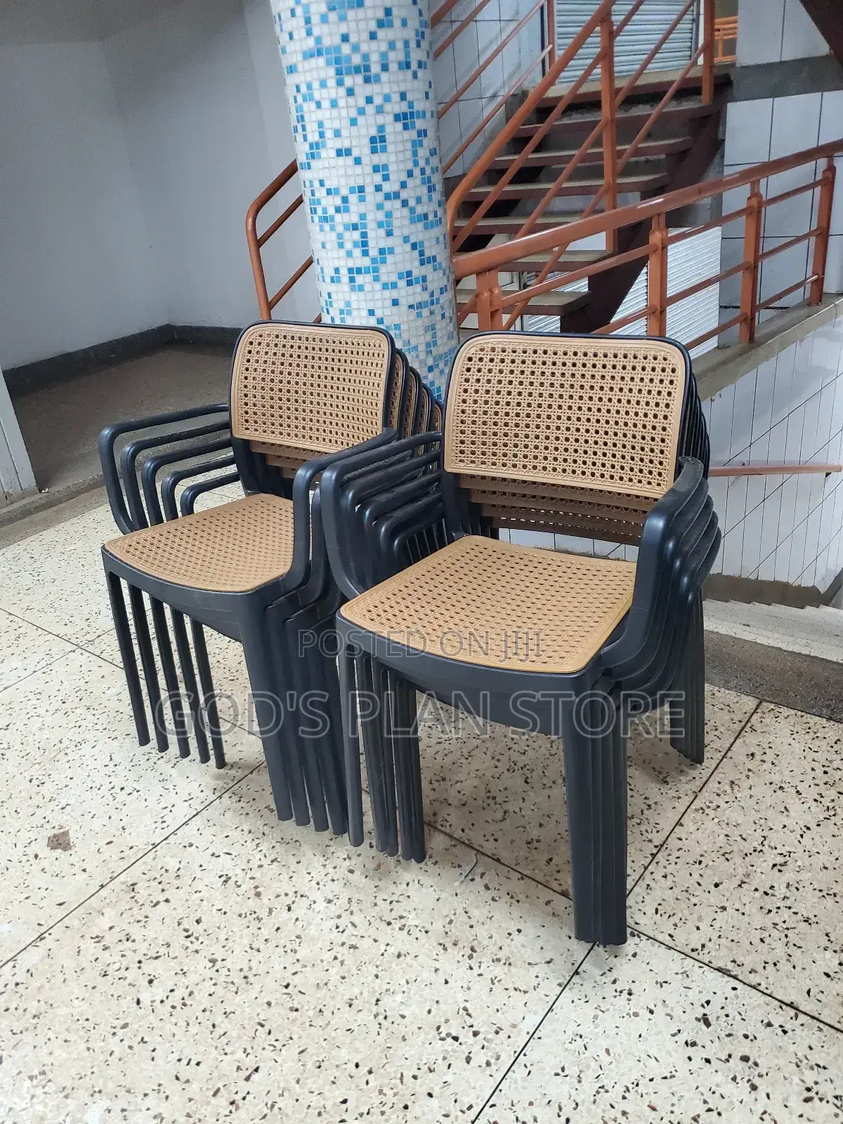 Rattan Plastic Dining Chairs