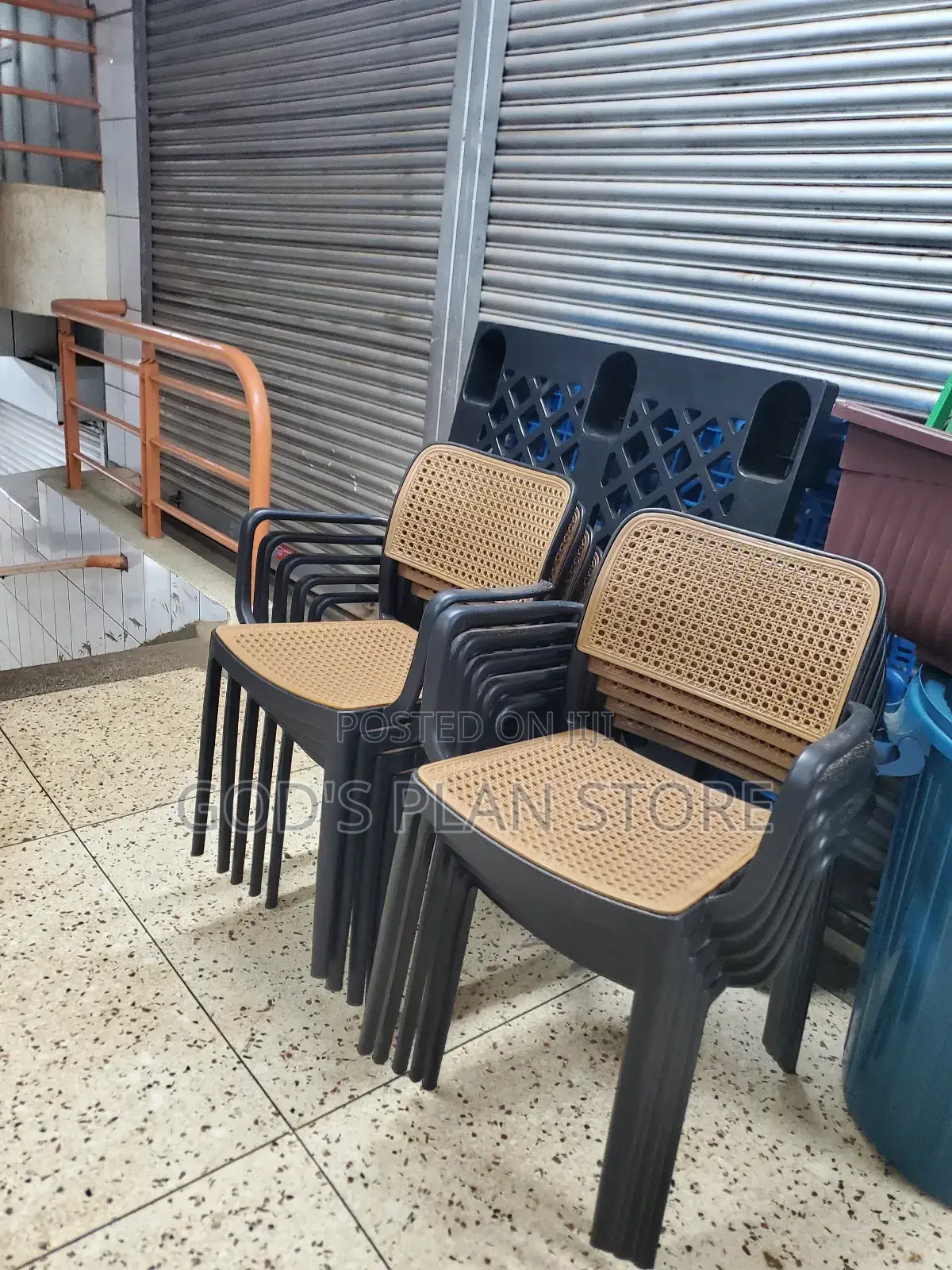 Rattan Plastic Dining Chairs