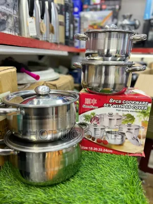 8pcs Cookware Set High Quality Stainless Steel