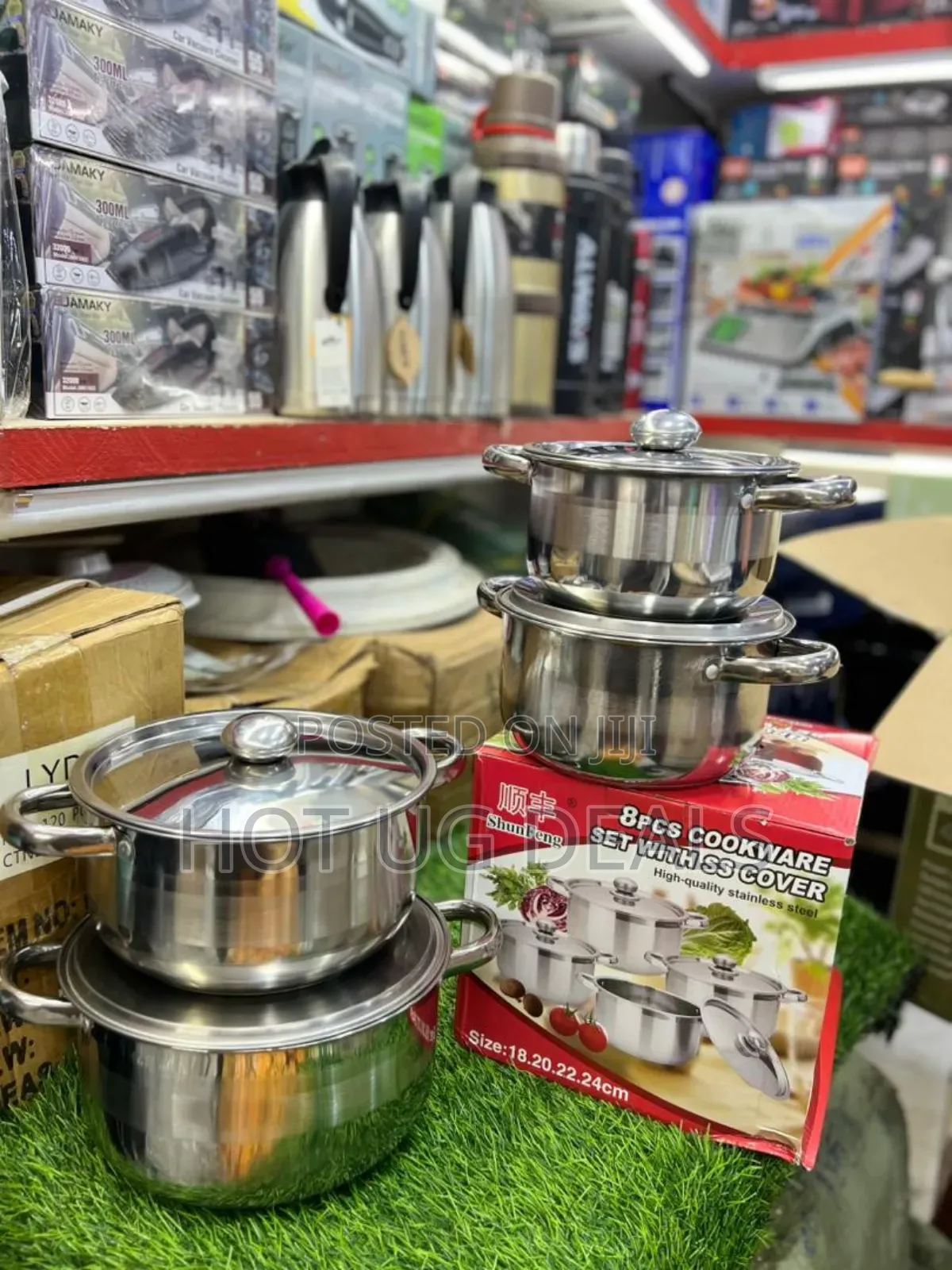 8pcs Cookware Set High Quality Stainless Steel