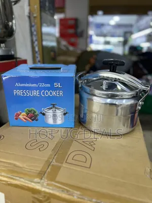 5l Stainless Steel Manual Pressure Cooker - Silver