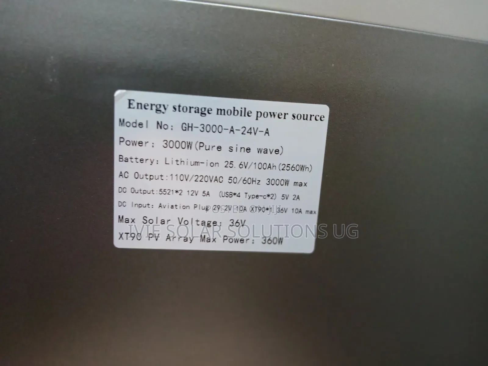 Portable Power Station 3000watts