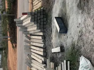 Fencing Poles of 9 Feet Long With a Curve