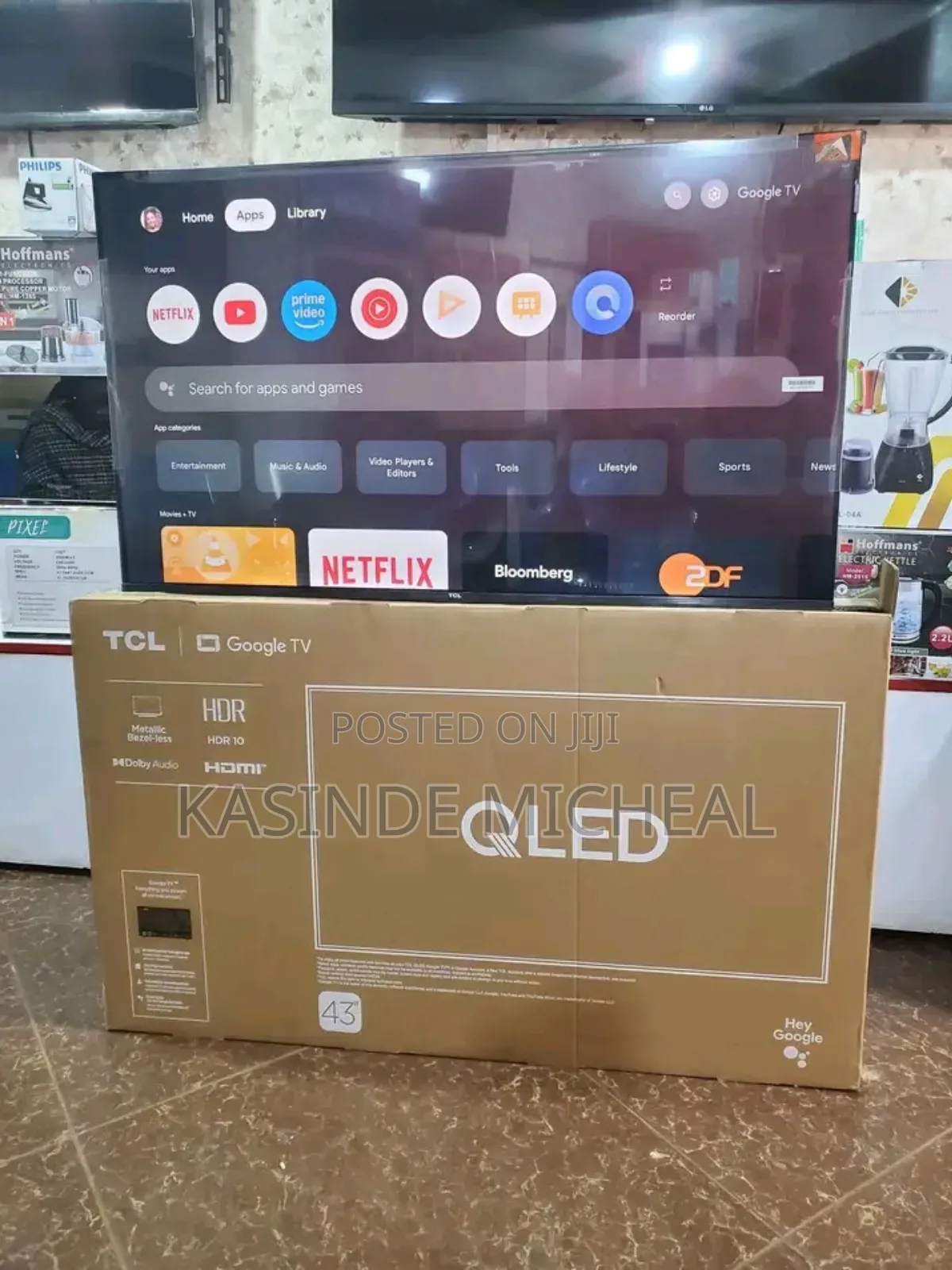 43inches Smart Google Android Qled TCL Tv