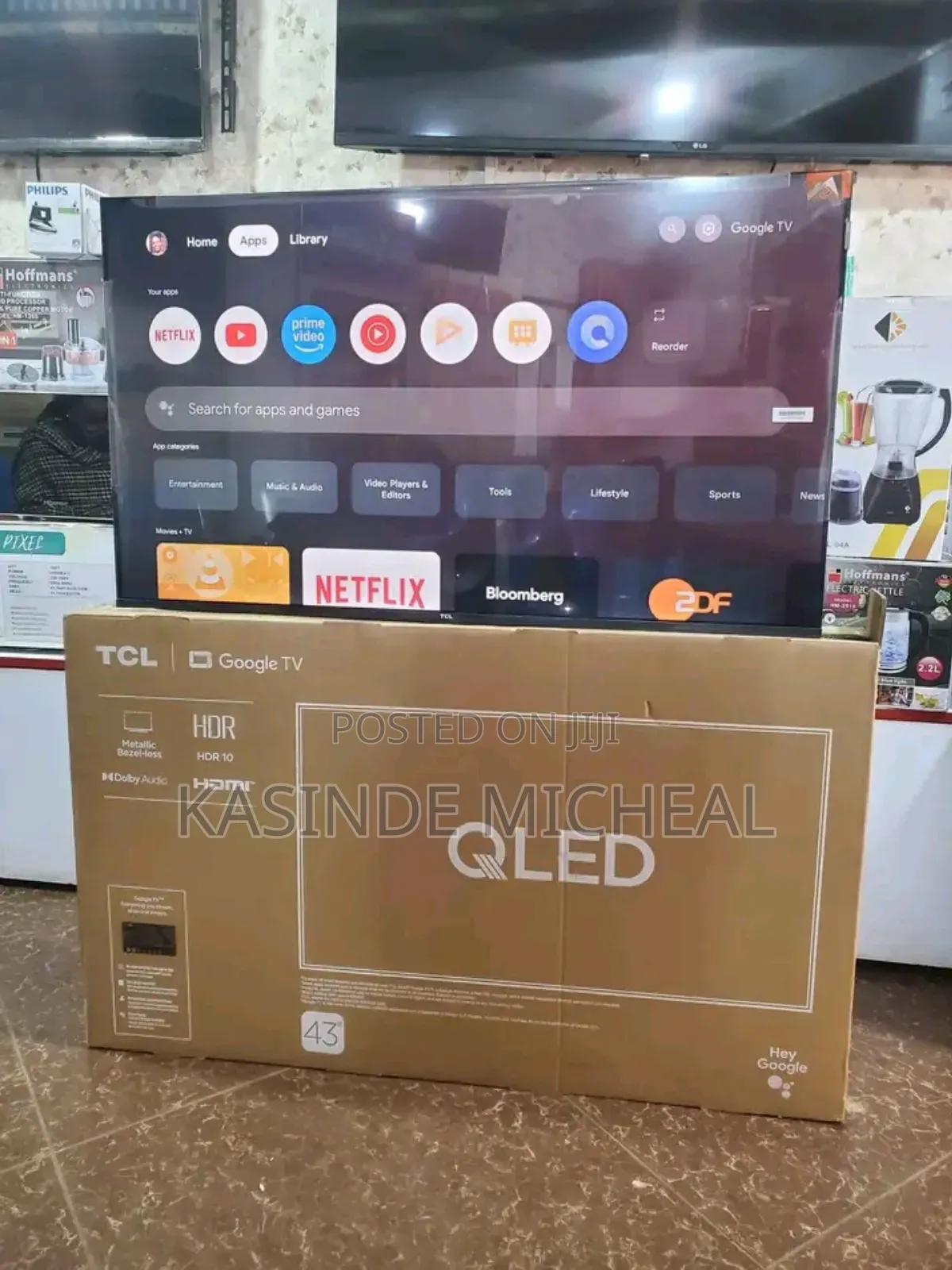 43inches Smart Google Android Qled TCL Tv